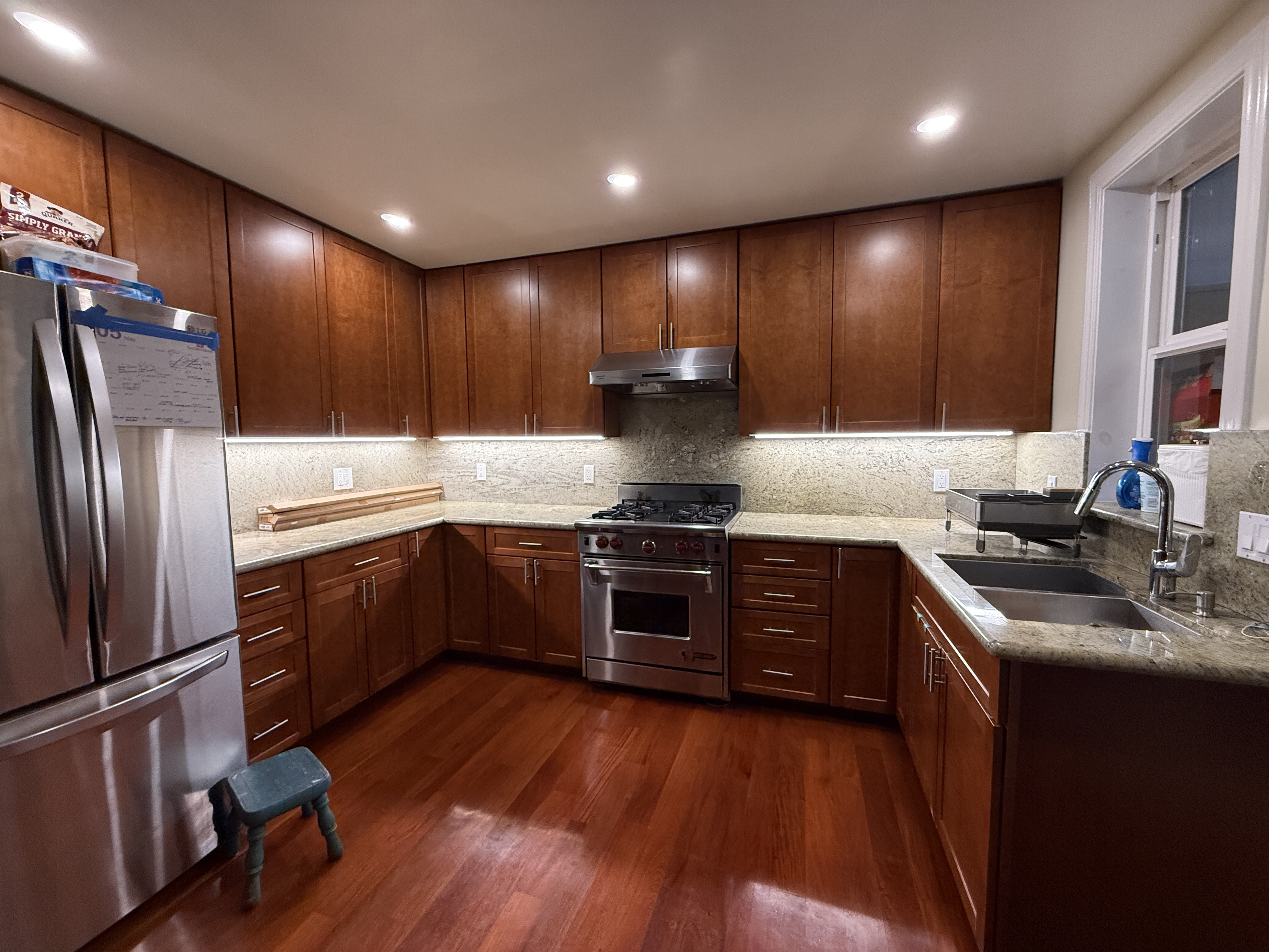 Kitchen lighting and wiring